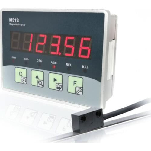 Magnetic optical linear digital displacement scale sensor position transducers cnc encoder woodworking machine lcd lathe dro