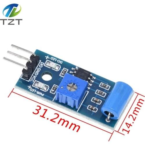 Normally closed type vibration sensor module Alarm sensor module Vibration switch SW-420 for arduino