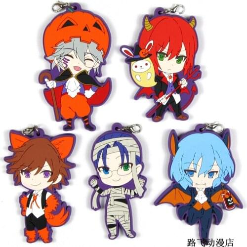 Meiji Tokyo Renka Original Japanese anime figure rubber Silicone mobile phone charms/key chain/strap
