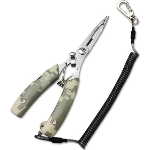 Stainless Steel Fishing Pliers Fish Line Cutter Scissors Mini Fish Hook Remover Portable Tackle Scissors Multifunction Tools