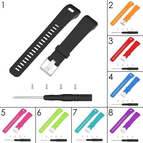 ZycBeautiful Strap for Garmin Vivosmart HR HR+ Watchband With Tools Screw Sports Silicone Watch Band Strap Bracelet Wristband