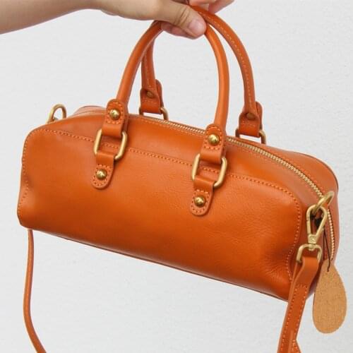 Top-Handle Bags Female Handbags Genuine Leather Women Crossbody Shoulder Bag High Quality Luxury Designer Tote Baguette Bag
