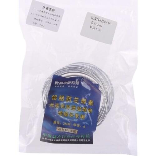 2.00mm*3M /5M flux-cored wires Hypothermia Aluminium Welding Solder Soldering Rods Wires Electrode for For Welding