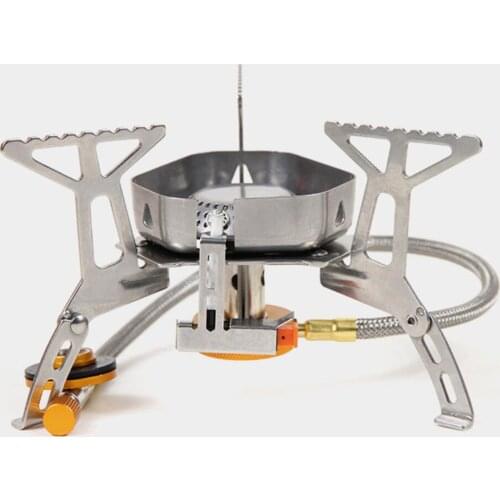 Outdoor Gas Burners Multi Portable Camping Windproof Gas Stove Cooker Picnic Cookout Hiking Equipment Furnace Stove Burner