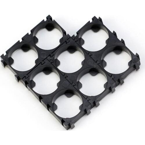 2x 21700 Battery Holder Bracket Cell Safety Anti Vibration Plastic Cylindrical Brackets For 1*2 21700 Lithium Batteries