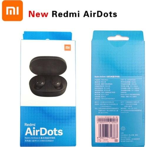 2021 Xiaomi Redmi AirDots TWS Xiaomi AirdotsEarphone MI True Wireless Earbuds Basic 2 Gaming Mode Automatic Link AI Control