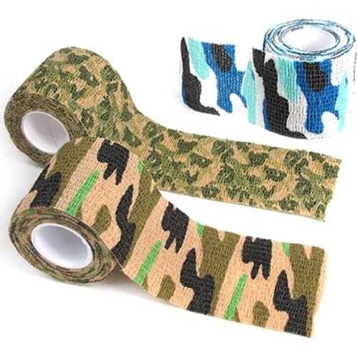 5cmx4.5m military camouflage outdoor hunting shooting blind packaging camouflage invisible tape waterproof packaging durable hot