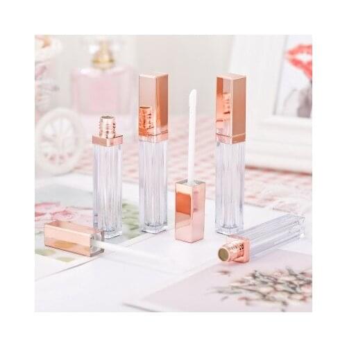 50pcs/Lot 5ml Empty Transparent PE lip Gloss Tubes Cosmetic Container Beauty Makeup Tool Mini Refillable Bottles Lipgloss Tube