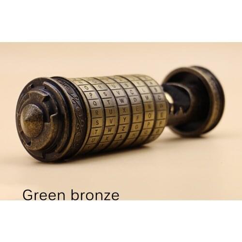 Da Vinci Code Lock Cryptex Locks Educational Code Toys Escape Chamber Props Marry Lover Wedding Gift ValentineS Day Gifts