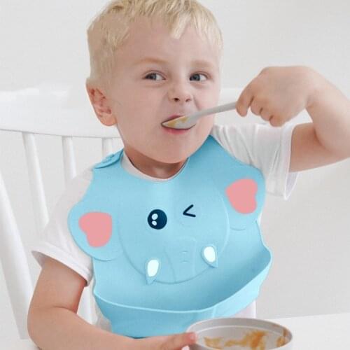 Baby Bibs Waterproof Silicone Feeding Baby Saliva Towel Newborn Cartoon Aprons Baby Bibs Adjustable Different Styles Of Bibs