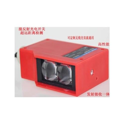 FREE SHIPPING E3K100-DS100M1 Ultra long distance diffuse reflection photoelectric switch photoelectric sensor 0-6 M adjusted