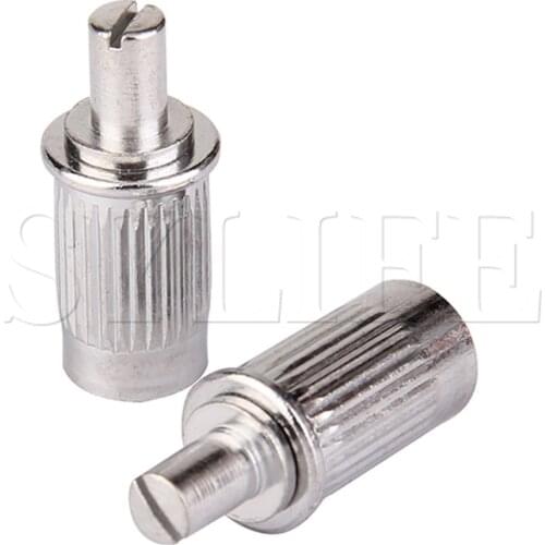 Chrome Tune-O-Matic Guitar Bridge Tailpiece Tail Posts for Electric Guitar Pack of 2
