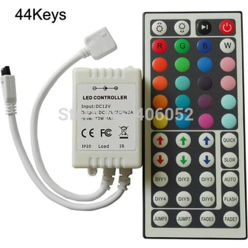 44Keys IR RGB Controller For DC12V LED Strip Light Lamp