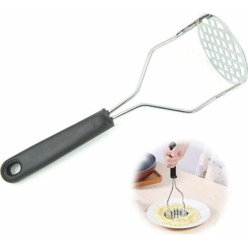 Potato Vegetable Masher Crush Kitchen Tool with Black Handle Sale