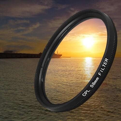 CPL Filter Circular Polarizer Polarizing Filter Multi Coated for Nikon Canon DSLR Camera Lens 25/37/46/58/62/77/82/86/95/105mm