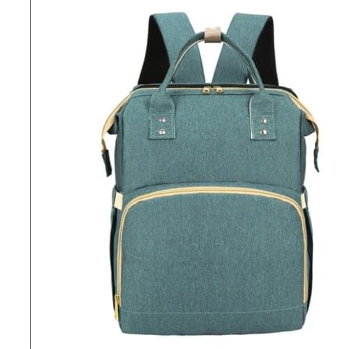 Mommy Baby Diaper Bag Multifunction Folding Baby Mom Large Capacity Travel Backpack Nappy Maternity Care Solidcolor Nursing Bags