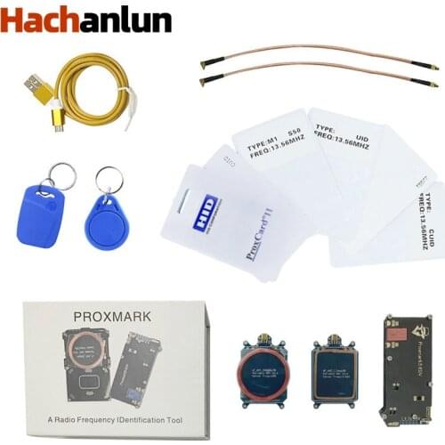 Proxmark3 V2 IC/ID RFID Card Reader Kits Cloner Duplicator Reader Writer UID Copier T5577 Uid Develops Encrypted Cracked Clone