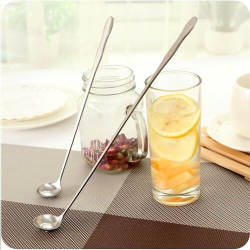 100% Brand New Stainless Steel Cocktail Stirrer Long-handled Bar Stirring SpoonS Healthy and Eco-friendly Fashion Colorful