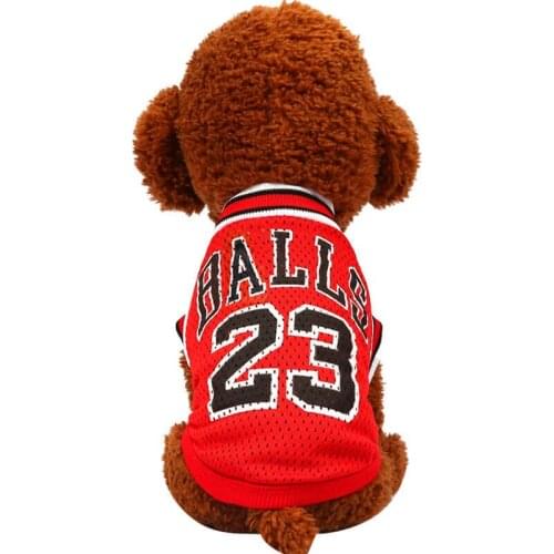 New Arrivals Pet Dog Clothes Summer Sports Dog Vests Mesh Pet Dog Shirts For Chihuahua Cool Costume Pet Clothes XXS-L Supplies