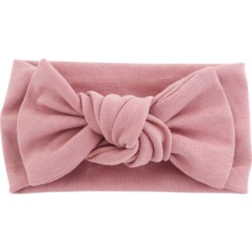 Autumn Bowknot Headband for Baby Elastic Headwear Turban for Kids Fashion Headwrap Baby Hair Accessories