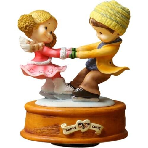 Refreshing sound valentines day present for his girlfriend music box music box birthday girl send love in the New Year