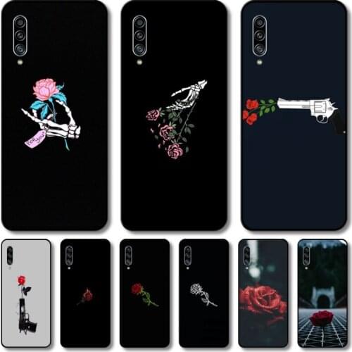 Rose lover Phone Case Hull For Samsung Galaxy M 10 20 21 31 30 60S 31S Black Shell Art Cell Cover TPU
