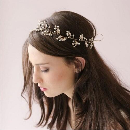 Bridal Hair Ornaments Fashion Hairwear Wedding Hair Accessories for Hair Women Girl Headpiece Headdress Head Decoration Pin