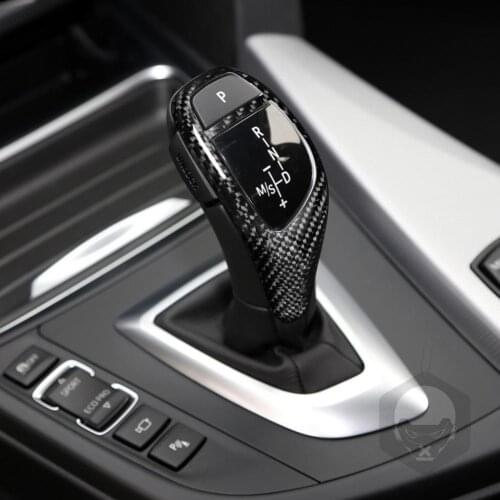 Carbon Fiber Gear Shift Knob Cover Trim Car Sticker Decal for BMW series 1 2 3 4 F20 F21 F22 F23 F30 F34 F35 F32 F33 F36