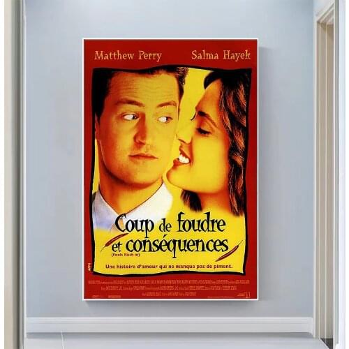 V0859 Fools Rush In (2) Vintage Classic Movie Wall Silk Cloth HD Poster Art Home Decoration Gift