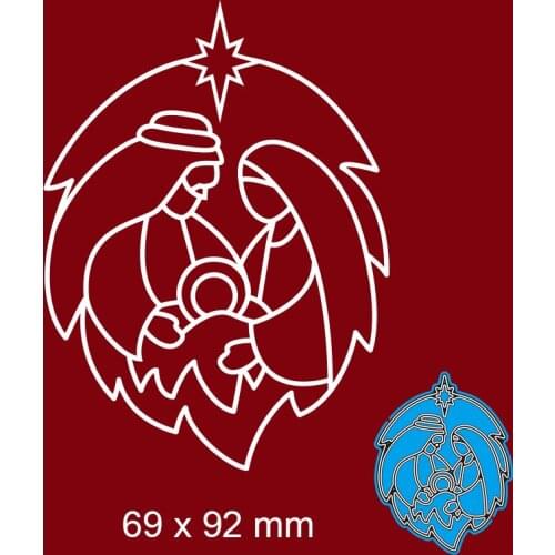 Cutting Dies Family of Three New Metal Stencils DIY Scrap Booking Paper Cards Making Decoration