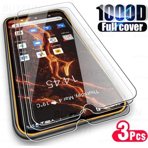 3pcs full cover protective glass for cubot kingkong 5 pro tempered glass on kubot king kong 5pro 6.088'' screen protectors film
