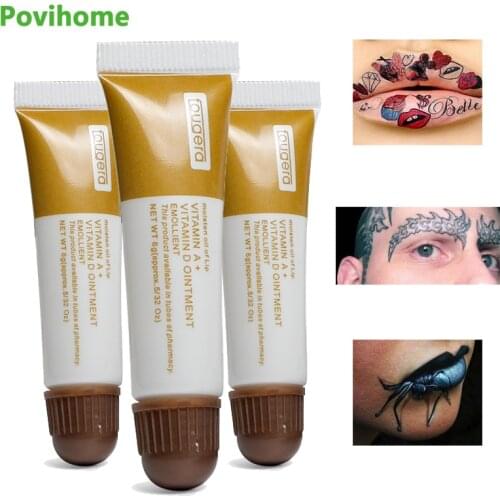 1/3 pcs Permanent Makeup Repair Gel Tattoo Nursing Ointment A&D Anti Scar Tattoo Aftercare Cream for Eyebrow and Lips