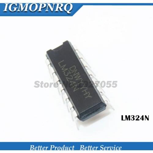10PCS LM324N DIP-14 324N DIP LM324 DIP-14 324 new