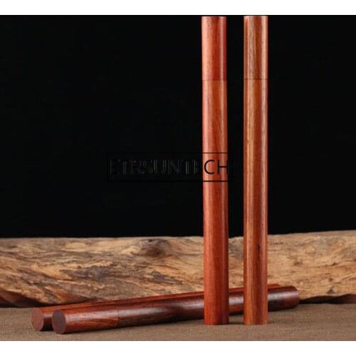 100pcs Vintage Rosewood Stick Incense Tube Wood Wooden Incense Holder Storage Barrel Home Decoration