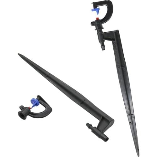 150 Sets 180 Degree Misting Refraction Nozzles with 19cm Bracket Garden Irrigation Micro Drip Sprinklers Gardening Supplies