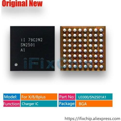 20pcs/lot 100% New U3300 SN2501 A1 For iphone 8/8plus/X/8 plus Charging/Charger/USB/TIGRIS2 IC Chip