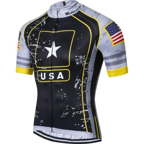 2021 Men Cycling Jersey Bike Shirt Summer Short Sleeve Bicycle Tops Mountain Clothing Racing Clothes Bicycle Jersey Clothing