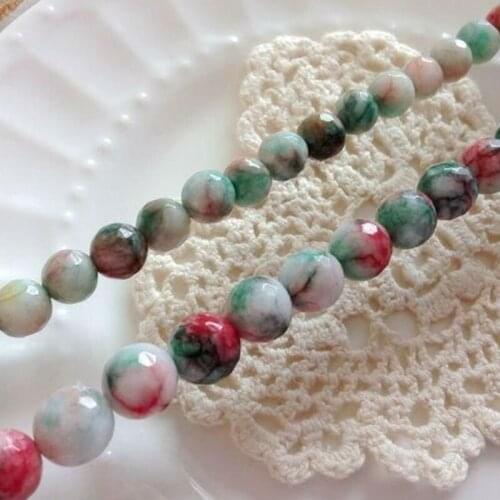 8MM/10MM 1Strand/pack Natural Stone Korea Semi-precious Loose Strand Jewelry Beads Accessories Findings