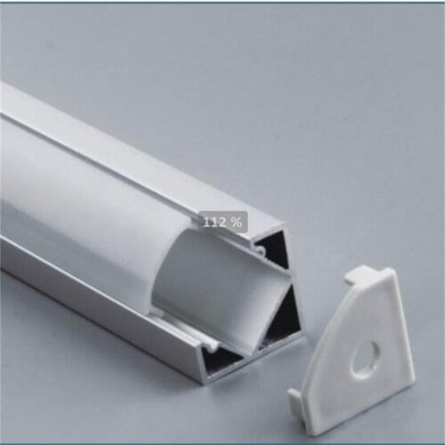 Free Shipping 44pcs(88m) a lot, 2m per piece Anodized diffuse/clear cover slim profile aluminum led channel for led strips light