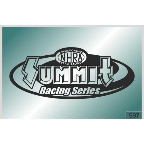 For Summit Racing Series -2 pcs. stickers HIGH QUALITY different colors 997