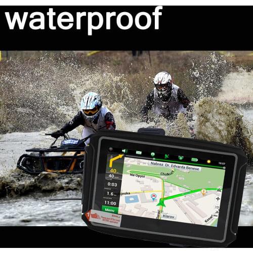 Karadar MT4302 Motorcycle GPS Navigator 4.3" Wince 6.0 Ram256MB Rom 8G with IPX7 Waterproof Motor GPS Navigation Free Map Update