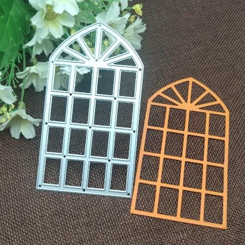 Window door Metal Cutting Dies Stencils For DIY Scrapbooking Decorative Embossing Handcraft Die Cutting Template