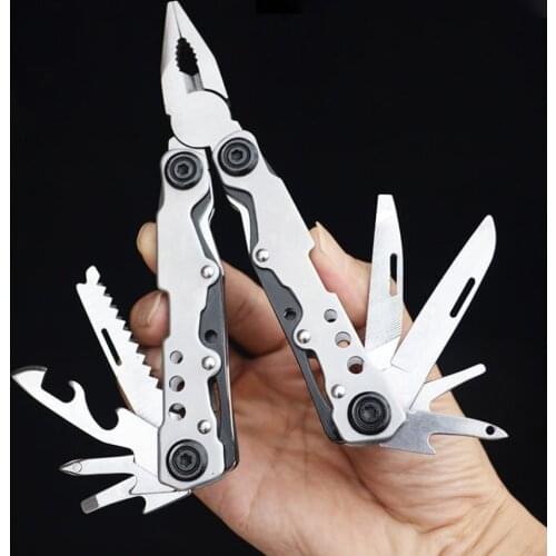 Multitool Hand Tool Portable Pocket Stainless Steel Pliers Knife Screwdriver for Outdoor Survival Camping Hunting and Hiking