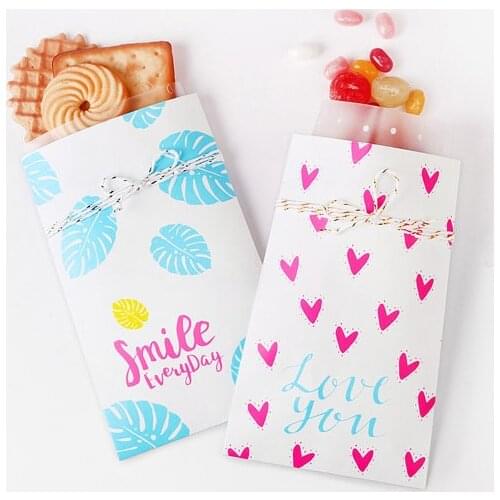 Party favor bag Sets / Smile Everyday / Paper Bags / gift bags/ bridesmaid bags 50pcs/lot