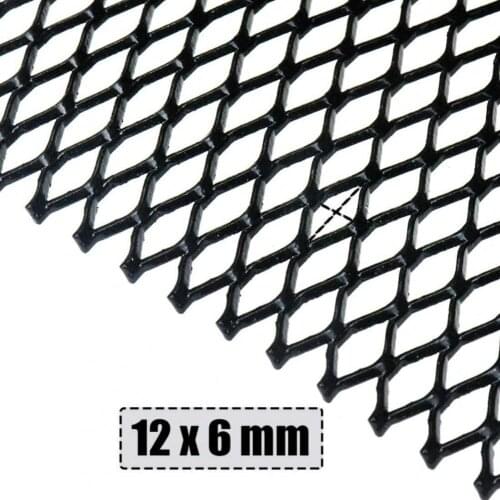 Aluminum Alloy Car Grille 6x12mm Grid Hexagonal Mesh Sheet Front Bumper Grille Net