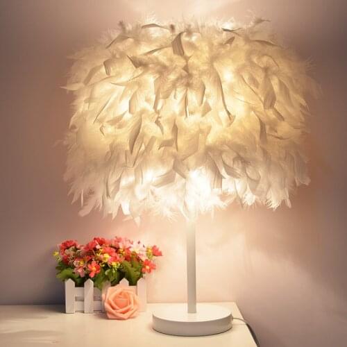 Lamp romantic contracted and contemporary bedroom nightstand lamp, small night light marriage room warm chandeliers