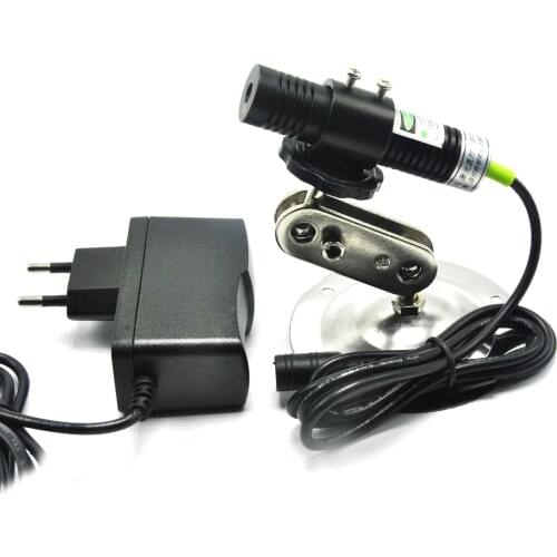 532nm 50mW Green Laser Line Generator Alignment Module Locator Cutting Machine Wood Lighting Effects +Adapter + holder