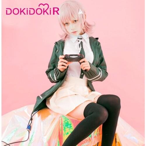 DokiDoki-R Game Danganronpa Nanami ChiaKi Cosplay Costume Women Halloween Costume Game Danganronpa Cosplay