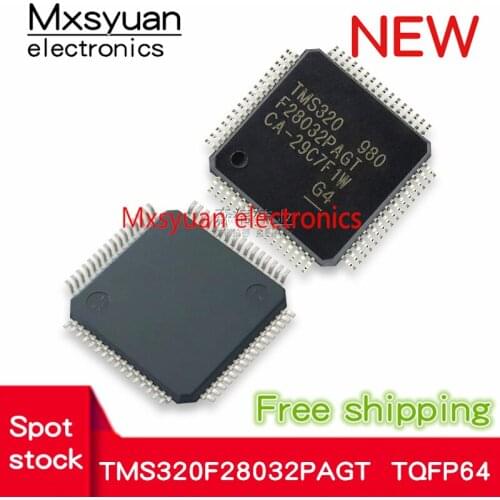 2~10PCS/LOT TMS320F28032PAGT TMS320 F28032PAGT QFP New original Piccolo Microcontrollers
