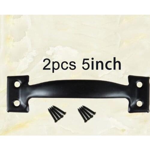 2 X Stainless Steel Sliding Barn Door Handle Flush Pull Wood Door Gate Hardware